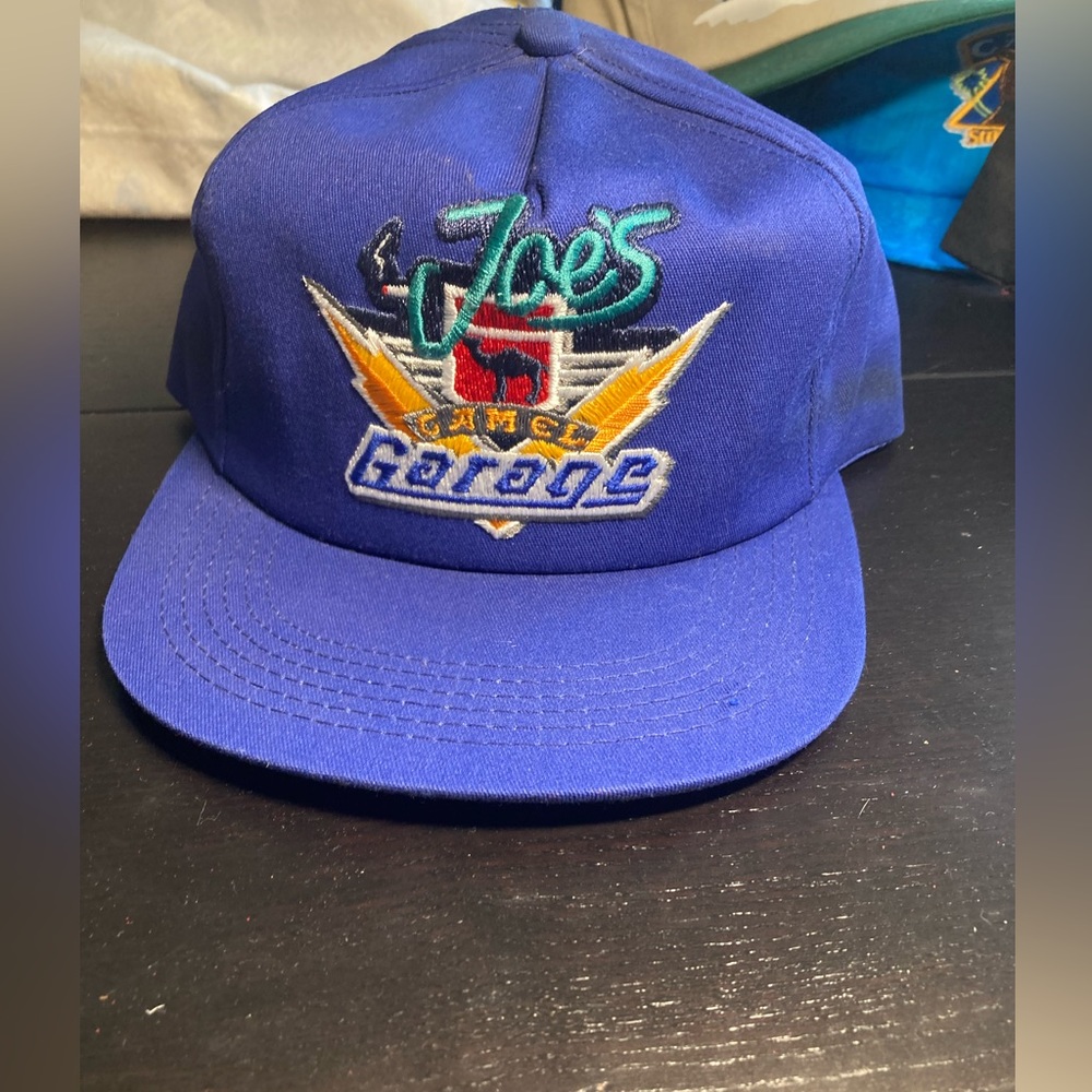 Camel “Joes garage” hat **read description